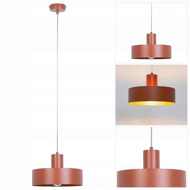 Závěsná lampa oranžová Rif moderní nad stůl v kuchyni Sigma Lighting