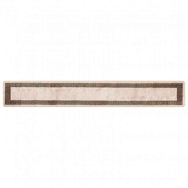 vidaXL Běhoun MARSA Černá 50 x 350 cm Polyester a PVC