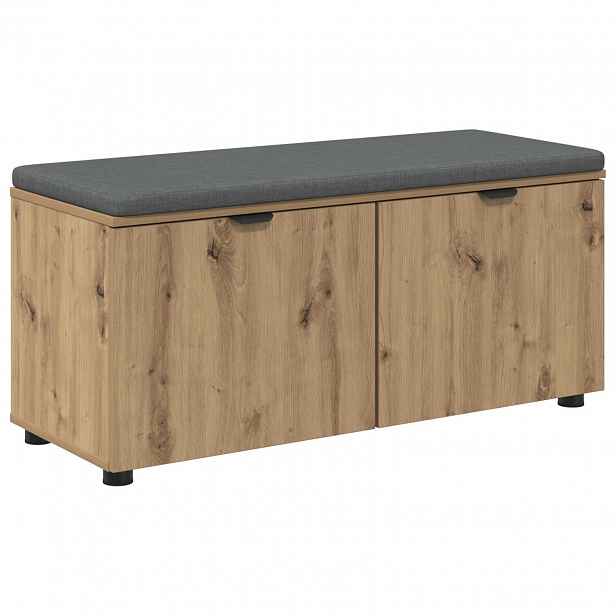 vidaXL Chodbičková lavice Řemeslný Dub 100 x 38 x 46 cm