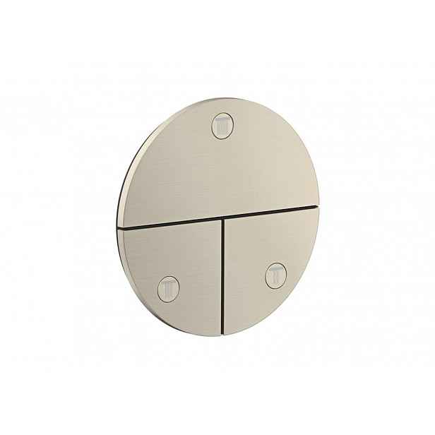 Axor ShowerSelect ID - Ventil pod omítku pro 3 spotřebiče, kartáčovaný nikl 36779820