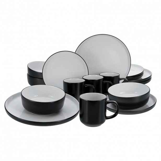 Creatable KOMBINOVANÁ SOUPRAVA Nordic Cool Black 16dílné