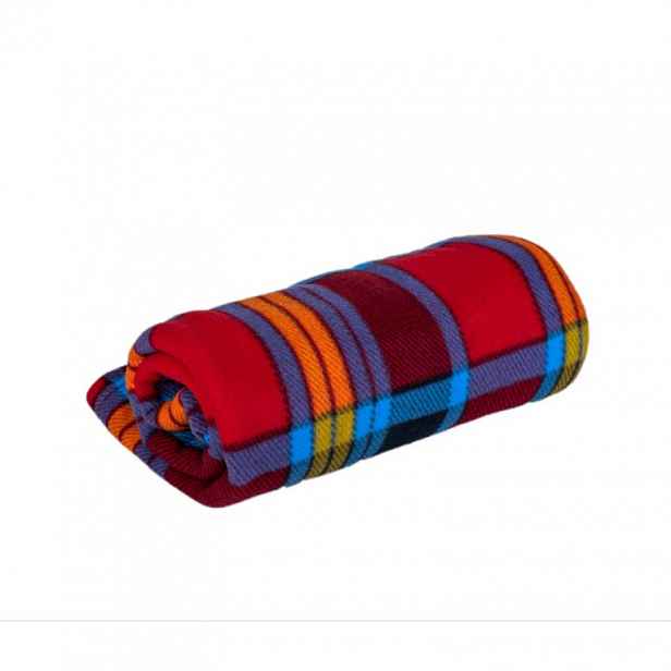 JAHU Deka fleece kostka multicolor2 150x200