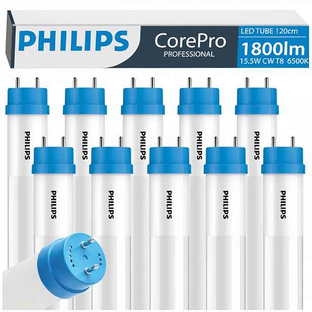Philips Led žárovka Tuba 120 cm 15,5 W 36 W 1800 lm 6500 K CorePro 10x Tuby