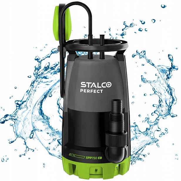 Ponorné Čerpadlo Pro Čistou Špinavou Vodu 750W SPP750EB 13500l/h Stalco