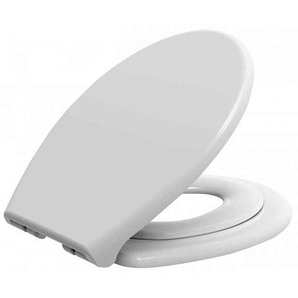 Sapho - WC sedátko s integrovaným dětským sedátkem, Soft Close, bílá FS125