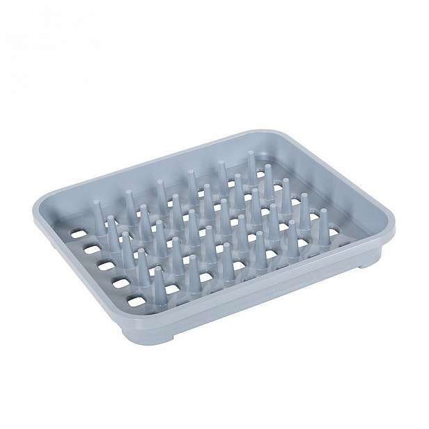 Šedý odkapávač z recyklovaného plastu Addis Eco Range