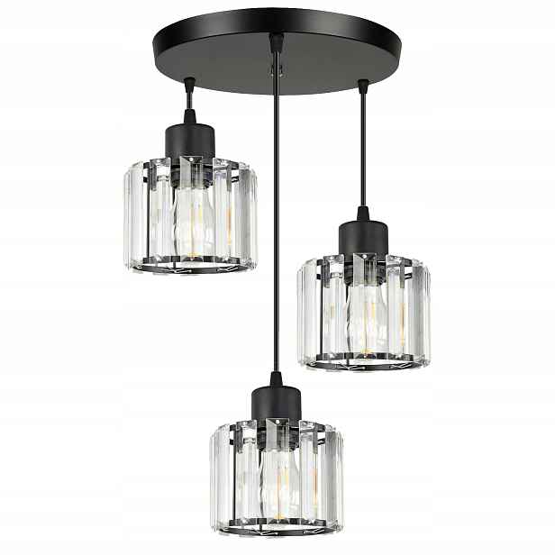Závěsná Stropní Lampa Lustr Stropní Svítidlo Led skleněná