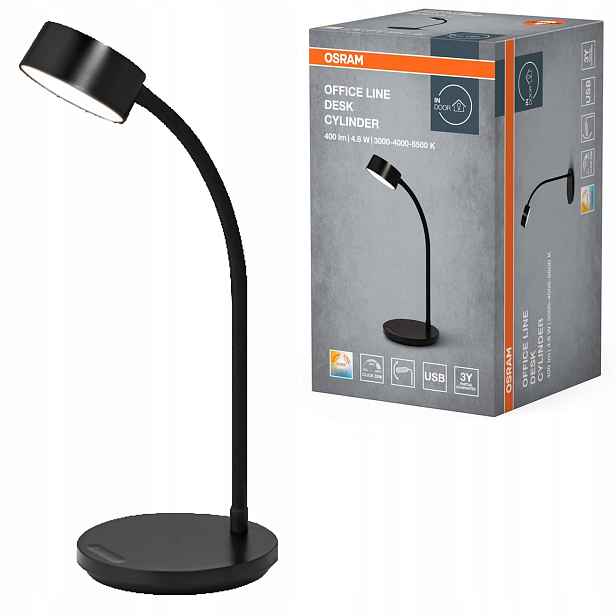 Stolní Led stolní lampa stmívatelná 4.8W 3000-6500K Cct 221lm Office