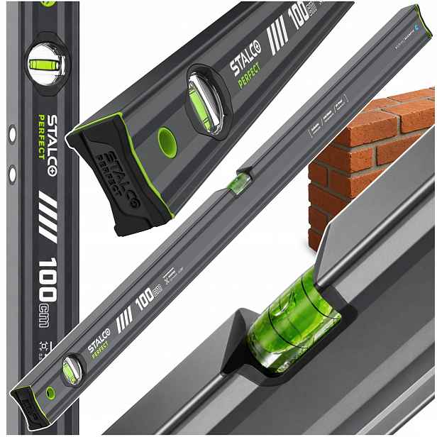 Magnetická vodováha 100 cm Hliníková vodováha Stalco Perfect V series