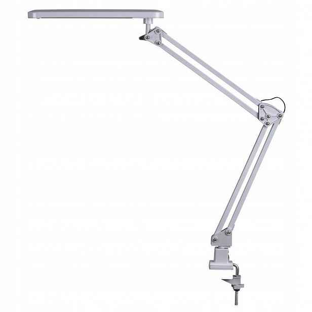 Stříbrná nastavitelná šroubovací Led stolní lampa