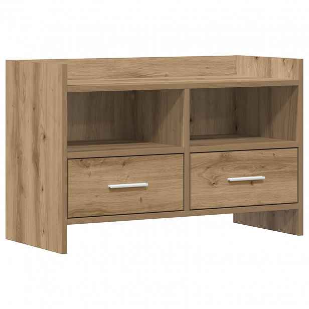 vidaXL Televizní skříň 71,5 x 33 x 47 cm Dub artisan Kompozitní dřevo