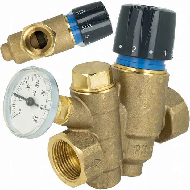 Termostatický Vyvažovací Ventil Atb 210 S Funkcí Přehřátí 3/4 Afriso