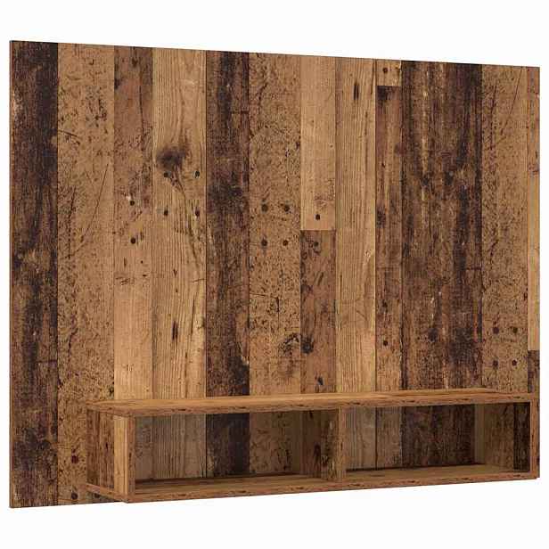 vidaXL Sestava TV skříněk 120 x 23,5 x 90 cm Staré dřevo