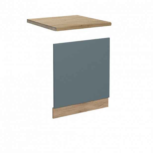 Vicco PŘEDNÍ PANEL R-Line Modrošedá 60 cm , PD Dub