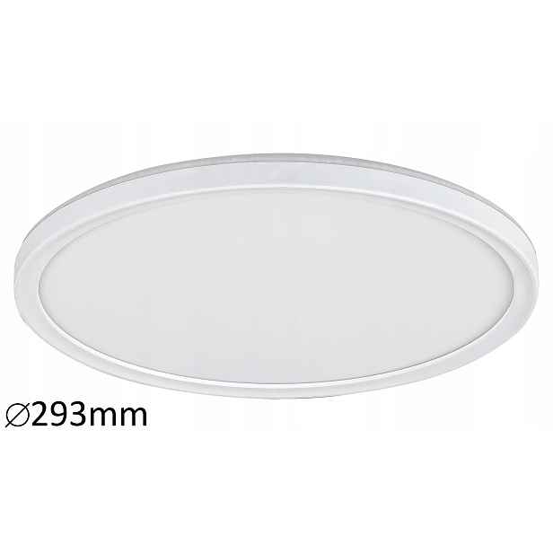 Lampa stropní svítidlo zapuštěná Led bílá kulatá 29,3 cm neutrální barva Rabalux