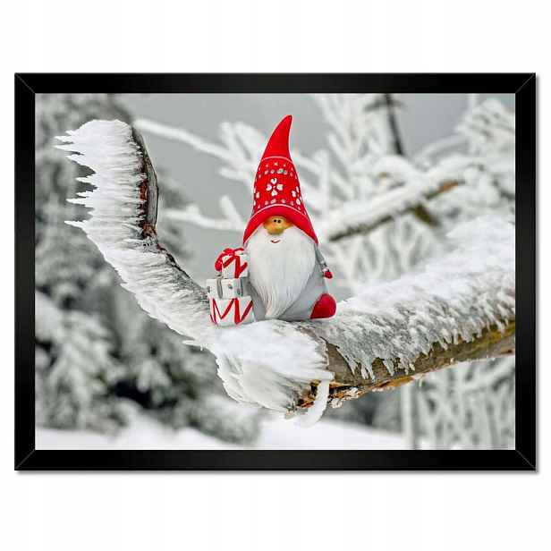 Plakáty v rámu 40x30 Santa Claus