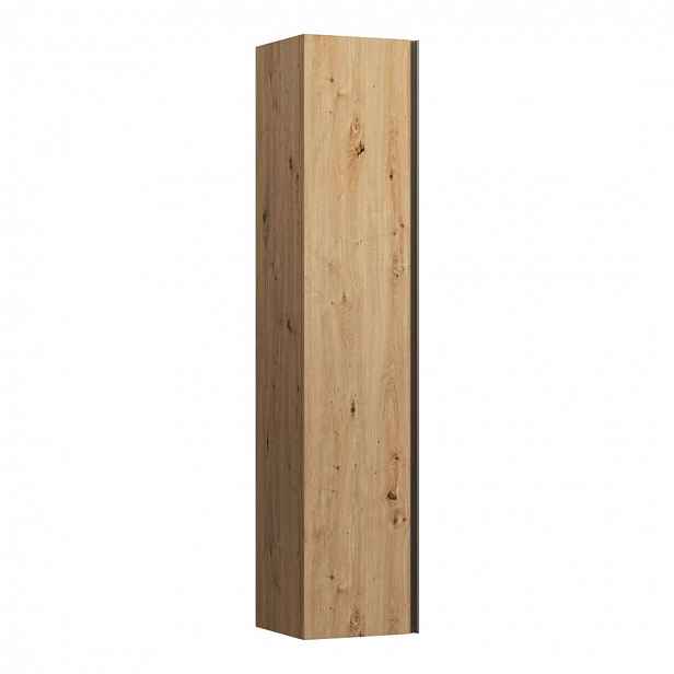 Laufen Meda - Vysoká skříňka, 165x35x34 cm, 1 dvířka, panty vlevo, dub H4216510112671