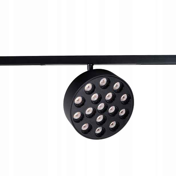 Led reflektor MICRO11 černý 16 W Rastrový Kulatý MaxLight
