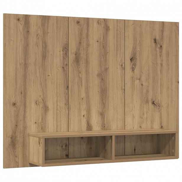 vidaXL Sestava TV skříněk 120 x 23,5 x 90 cm Artisanový dub