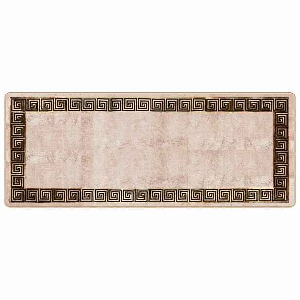 vidaXL Běhoun MARSA Černá 80 x 200 cm Polyester a PVC