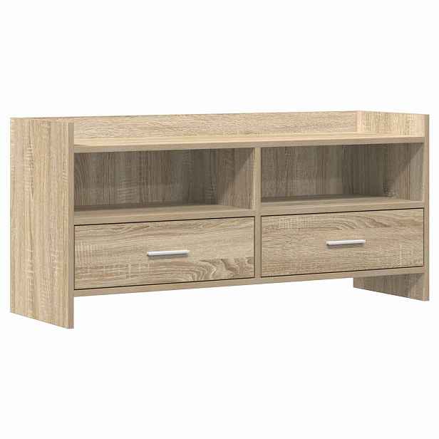 vidaXL Televizní skříň 100 x 33 x 47 cm Dub sonoma Kompozitní dřevo