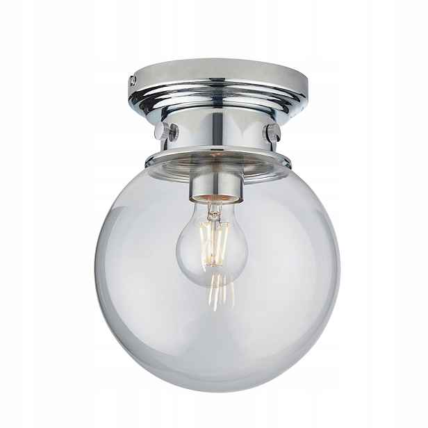 Endon Cheswick koupelnová lampa chromovaná koule IP44 skleněná E27