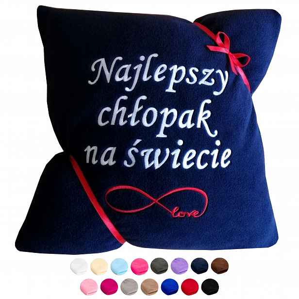 Polštář Nejlepší chlapec na světě, dárek ke Dni chlapců pro něj