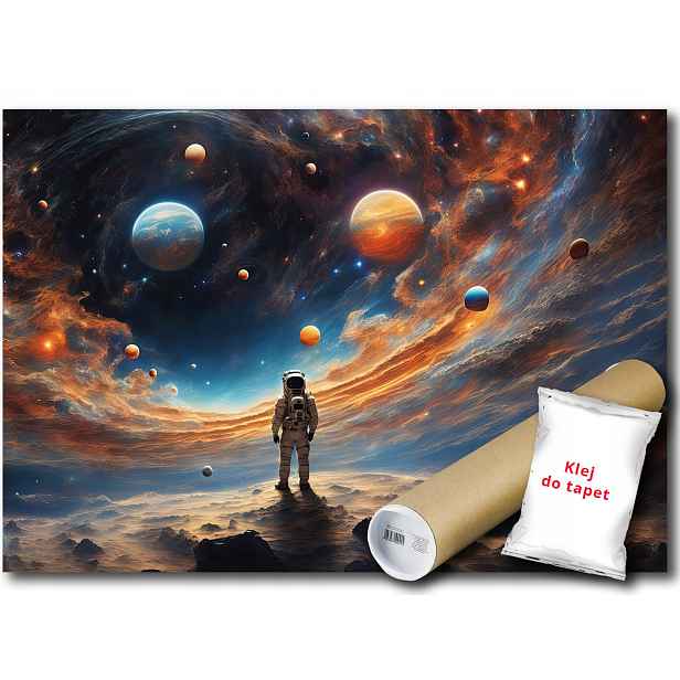 Vinylová fototapeta Vesmír Astronaut Planety Fantasy Sci-fi 152x104