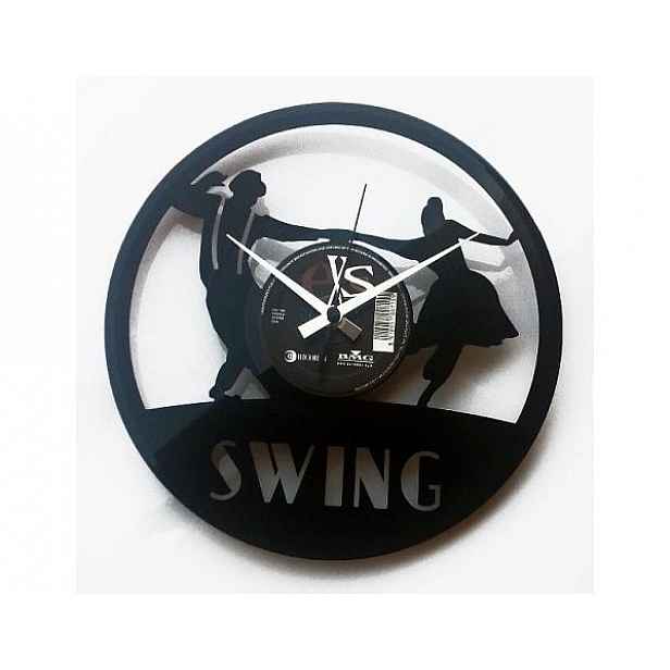 Designové nástěnné hodiny Discoclock 063 Swing 30cm