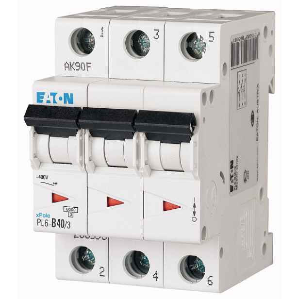 Jistič Eaton PL6-B40/3 6 kA B 40 A