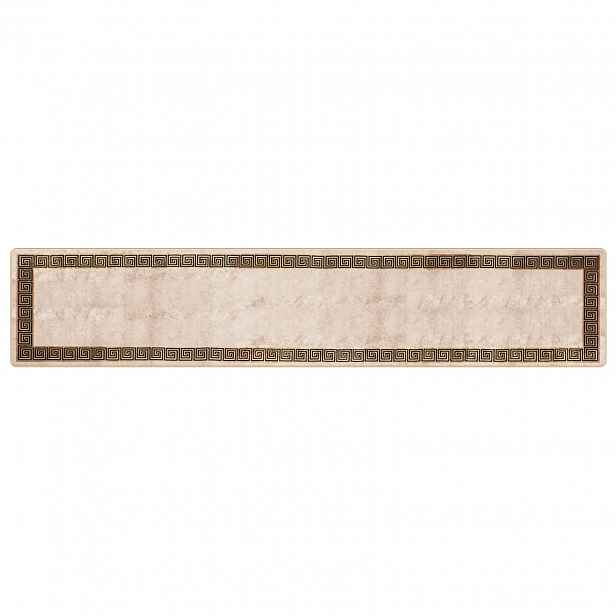 vidaXL Běhoun MARSA Černá 80 x 400 cm Polyester a PVC