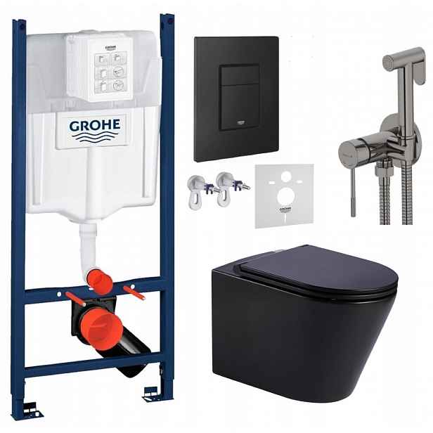 Sada Wc Stelaz Grohe Wc Mísa Imprese Tornado Tlačítko baterie