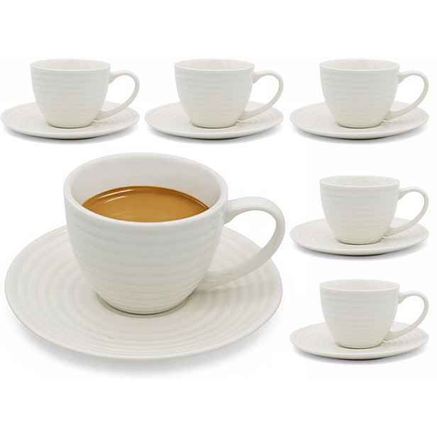 Šálek Bella Fiore porcelán 220 ml 6 ks