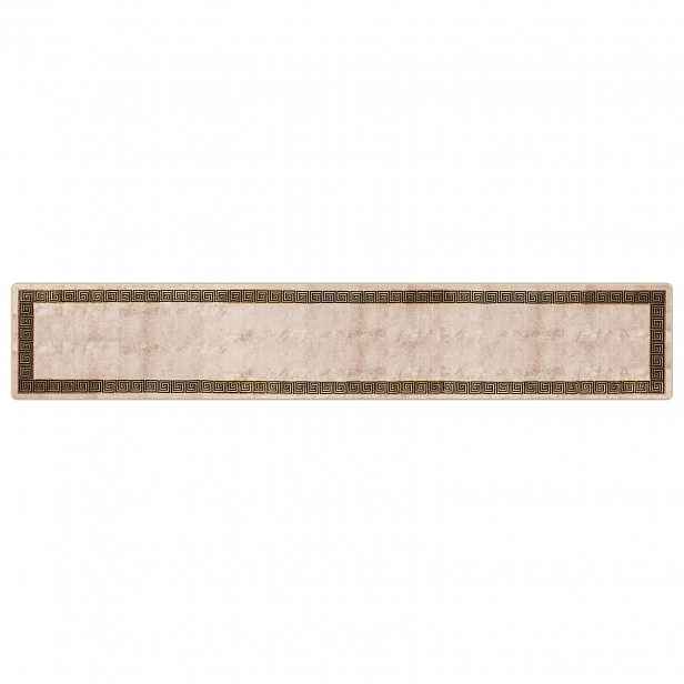 vidaXL Běhoun MARSA Černá 80 x 450 cm Polyester a PVC