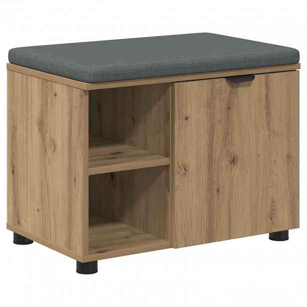 vidaXL Chodbičková lavice Řemeslný Dub 60 x 38 x 46 cm