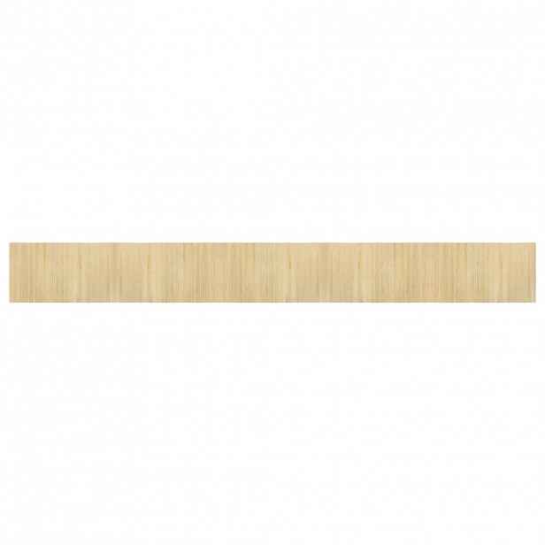 vidaXL Koberec obdélníkový světle přírodní 60 x 500 cm bambus