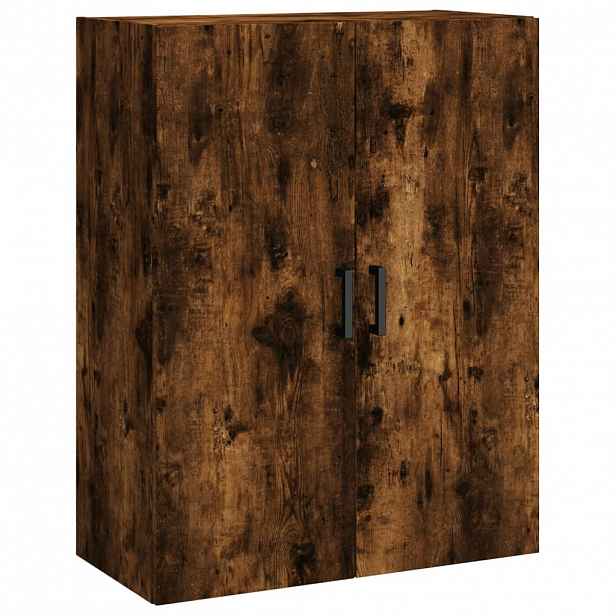 vidaXL Nástěnná skříňka kouřový dub 69,5 x 34 x 90 cm