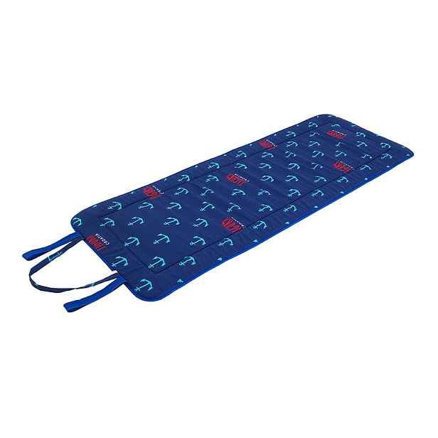 Modrý zahradní podsedák na lehátko 52x148 cm   Anchors – B.E.S.
