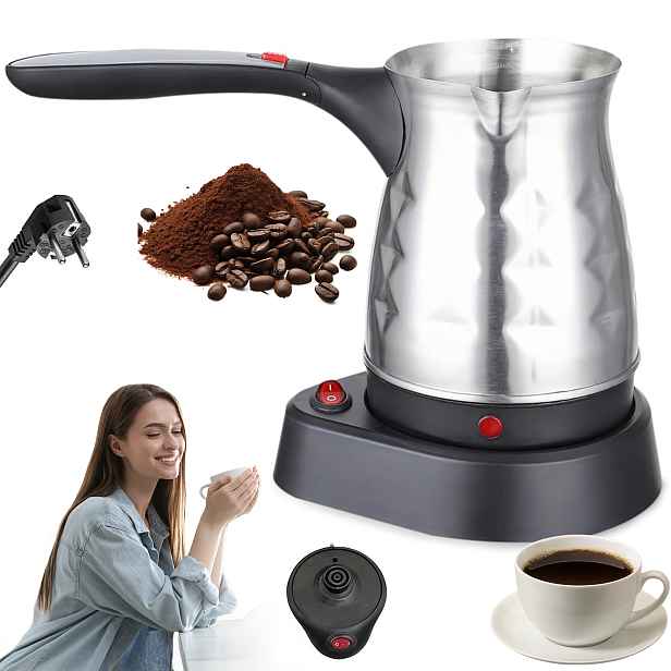 Ocelový Kelímek Pro Přípravu Turecké Kávy Spařovací Jednotka 500 ML