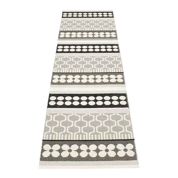 Šedo-krémový vnitřní a venkovní běhoun 70x270 cm Asta Warm Grey – Pappelina
