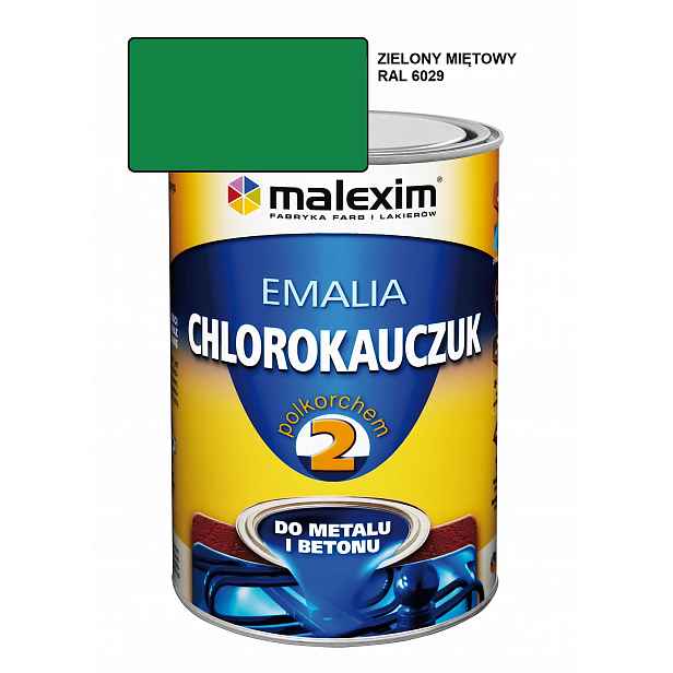 Smaltovaný chlorkaučuk 2,5L Zelený Mátový Ral 6029