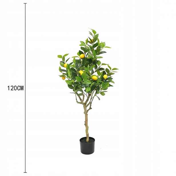 Umělý Citronovník 120 CM, Umělá Zahradní Dekorace Na Balkon