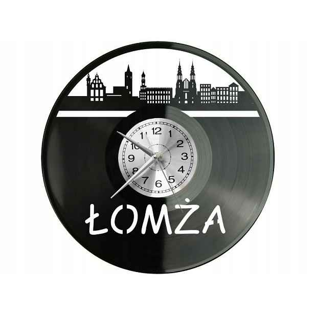 Łomża Město Polsko Nápad na Dárek Nástěnná Dekorace z vinylové desky