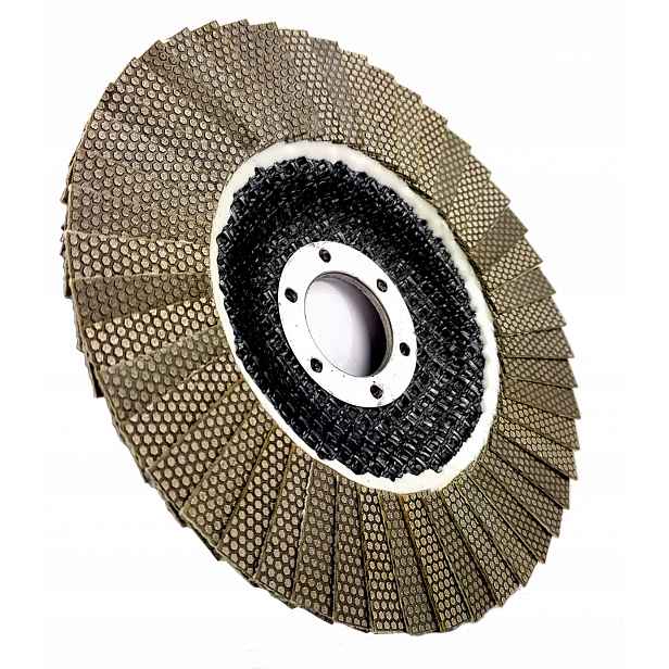 Diamantový Kotouč Na Slinuté Dlažby Lamelový Brusný Kotouč 125 mm gradace 60