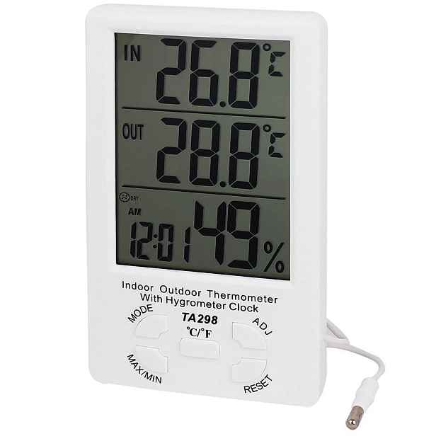 HomePRO TA298 Digitální teploměr, vlhkoměr interiéru a exteriéru -40 °C – 70 °C