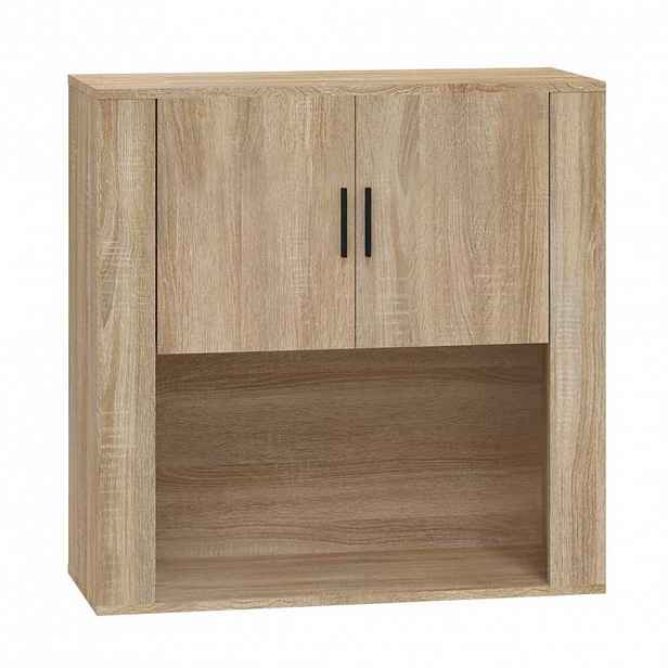 vidaXL Nástěnná skříňka dub sonoma 80 x 30 x 80 cm kompozitní dřevo