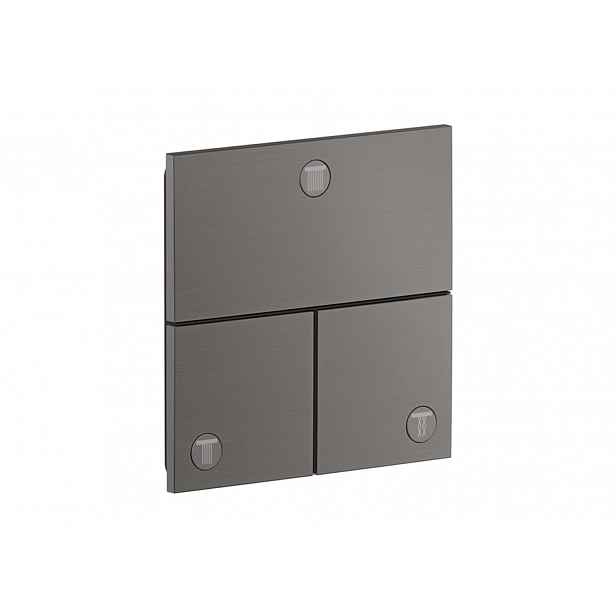 Axor ShowerSelect ID - Ventil pod omítku pro 3 spotřebiče, kartáčovaný černý chrom 36780340