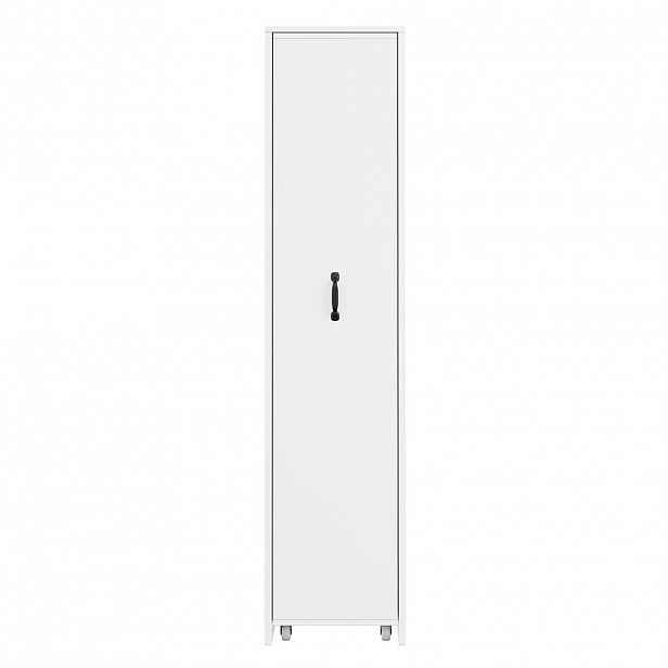 FLIEKS KNIHOVNA, úzká, 160 cm, pojízdná, úsporná