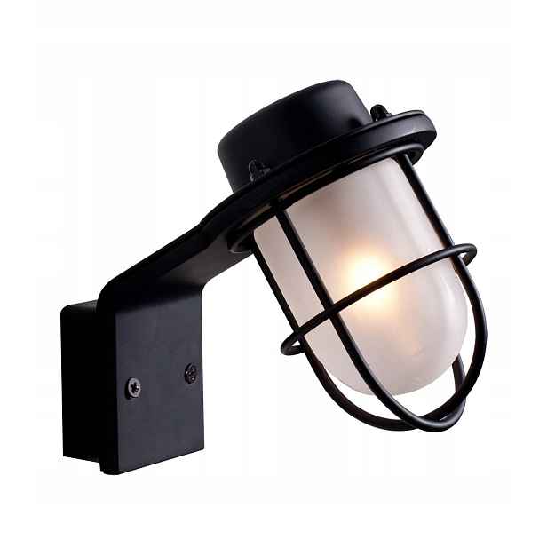 Koupelnové nástěnné svítidlo Marina black IP44 G9 Nordlux