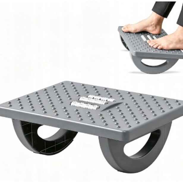 Podnožka Pod Stůl Z Paměťové Pěny Ergonomická, Černá